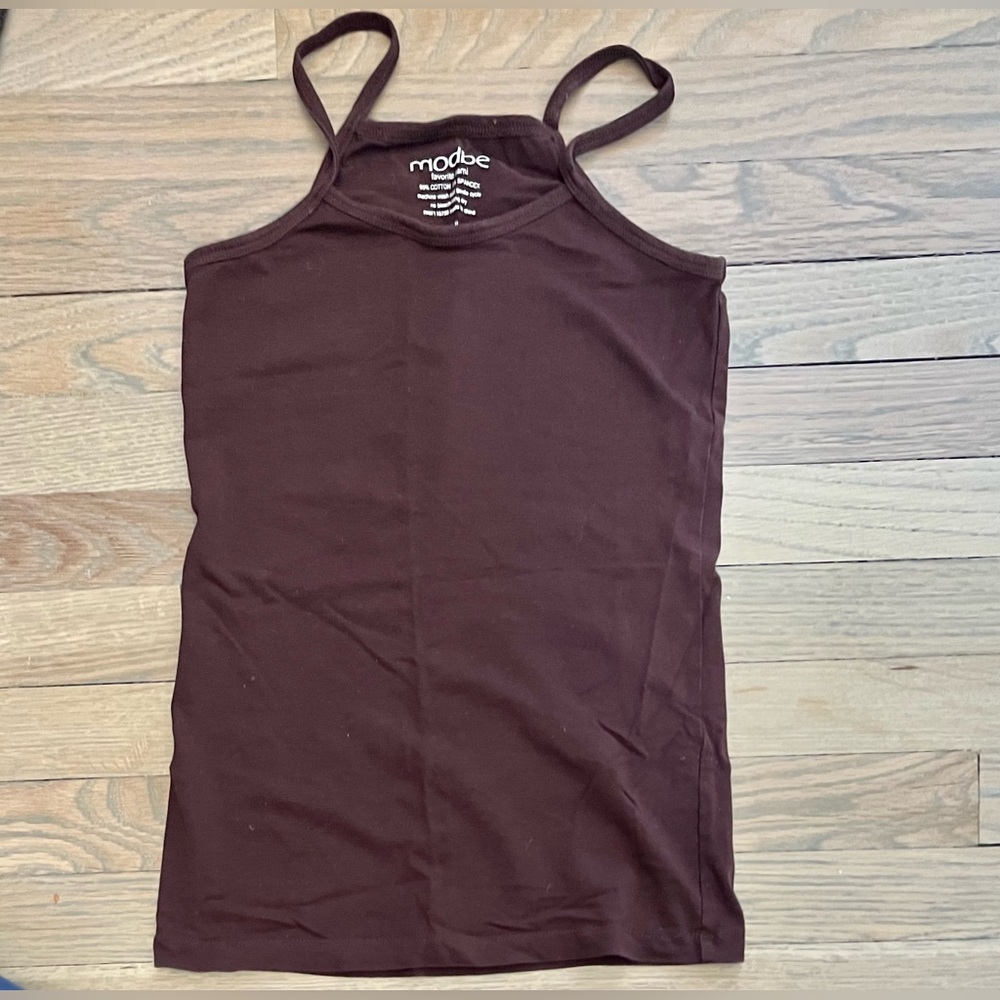 Modbe Brown Favorite Cami. Size Small.